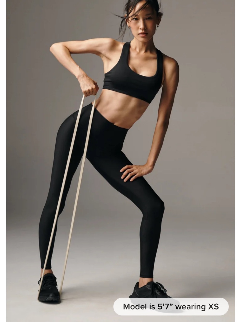 ALO Yoga women's Black airlift High-Rise Leggings - size small